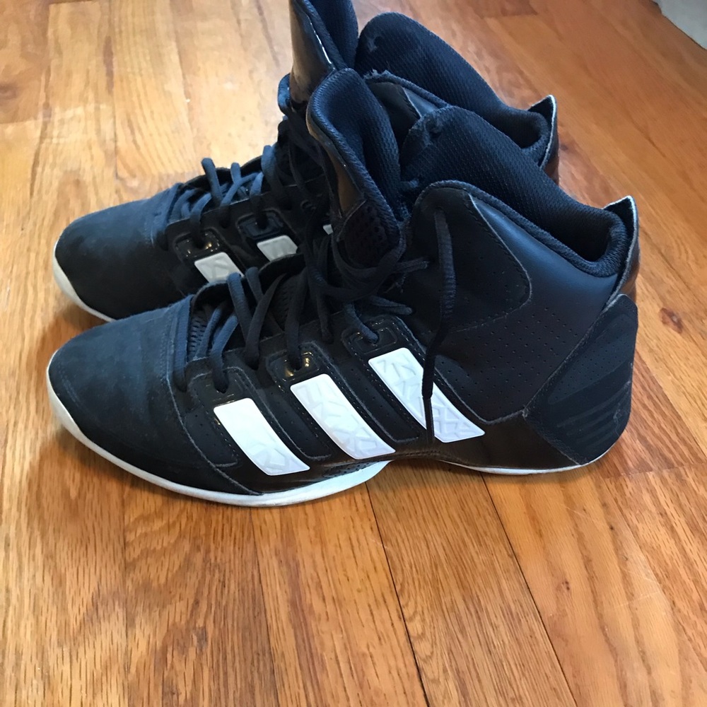Adidas high top basketball sneakers